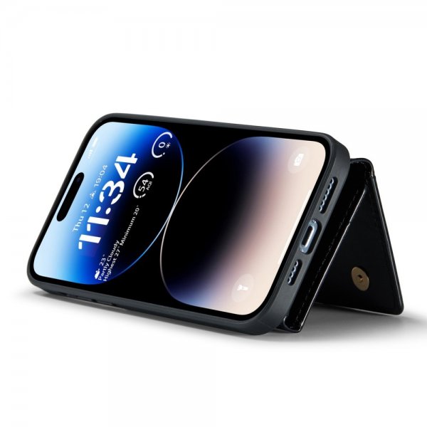 Dg.Ming iPhone 14 Pro Max Skal M3 Series Löstagbar Korthållare Svart