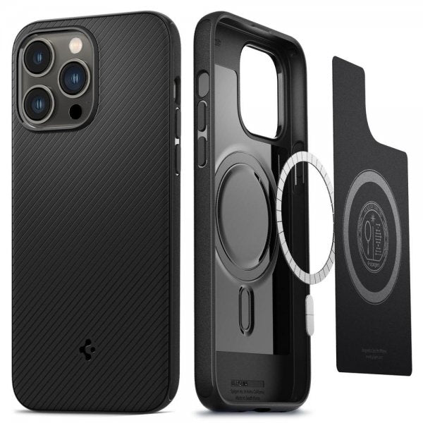Spigen iPhone 14 Pro Max Skal Mag Armor MagFit Matte Black