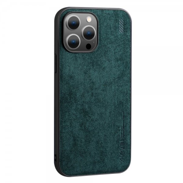 X-Level iPhone 14 Pro Max Skal Mockatextur Grön