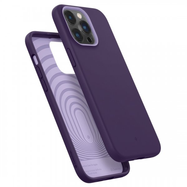 Caseology iPhone 14 Pro Max Skal med Skärmskydd Nano Pop 360 Grape Purple