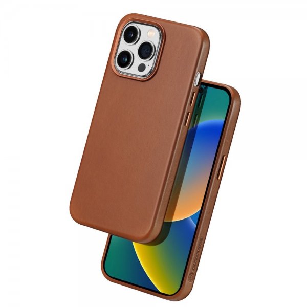 Dux Ducis iPhone 14 Pro Max Skal Naples Series MagSafe Ljusbrun