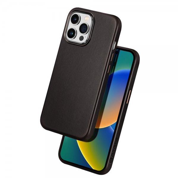 Dux Ducis iPhone 14 Pro Max Skal Naples Series MagSafe Mörkbrun