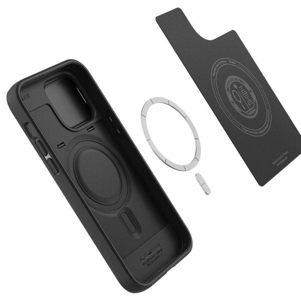 Spigen iPhone 14 Pro Max Skal Optik Armor MagFit Svart