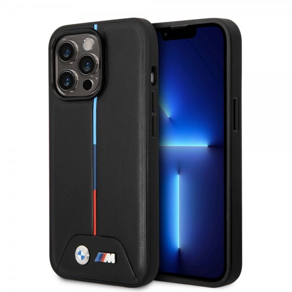 BMW iPhone 14 Pro Max Skal Quilted Svart