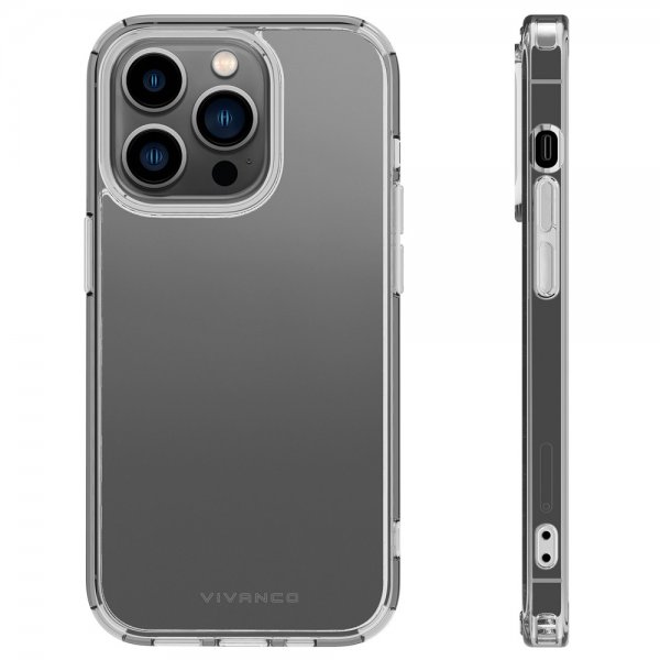 Vivanco iPhone 14 Pro Max Skal Safe & Steady Transparent