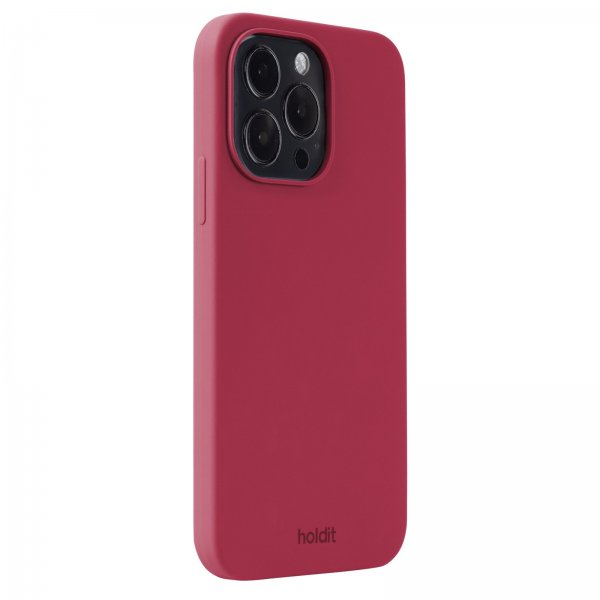 holdit iPhone 14 Pro Max Skal Silikon Red Velvet