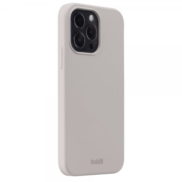 Holdit iPhone 14 Pro Max Skal Silikon Taupe