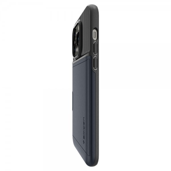 Spigen iPhone 14 Pro Max Skal Slim Armor CS Metal Slate