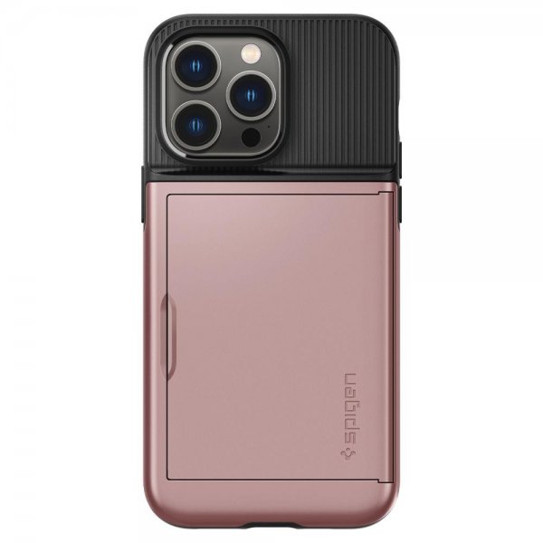 Spigen iPhone 14 Pro Max Skal Slim Armor CS Rose Gold