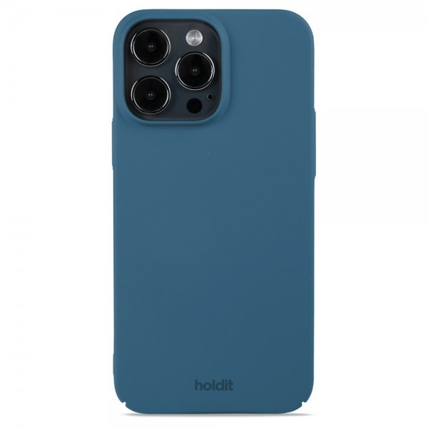holdit iPhone 14 Pro Max Skal Slim Case Denim Blue