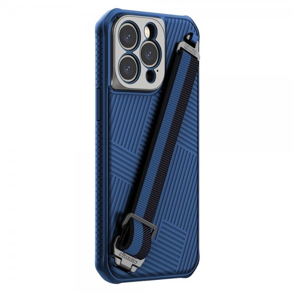 Nillkin iPhone 14 Pro Max Skal Strap Case Blå