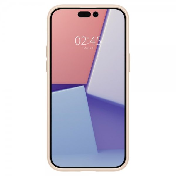 Spigen iPhone 14 Pro Max Skal Thin Fit Sand Beige
