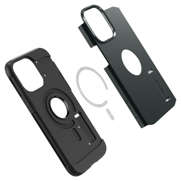 Spigen iPhone 14 Pro Max Skal Tough Armor MagFit Abyss Green