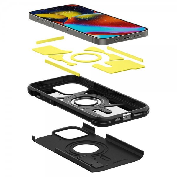 Spigen iPhone 14 Pro Max Skal Tough Armor MagFit Svart