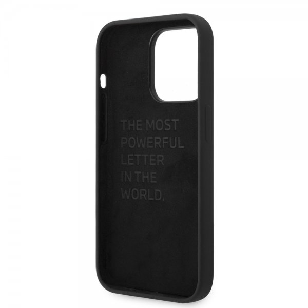 BMW iPhone 14 Pro Max Skal Tricolor Line & Logo Svart