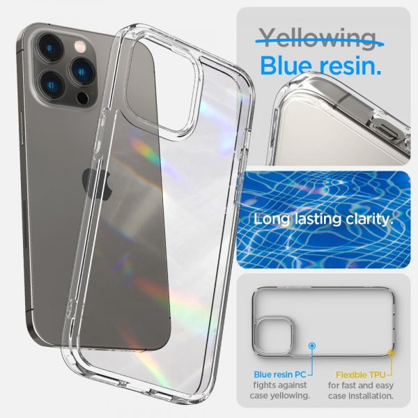 Spigen iPhone 14 Pro Max Skal Ultra Hybrid Crystal Clear