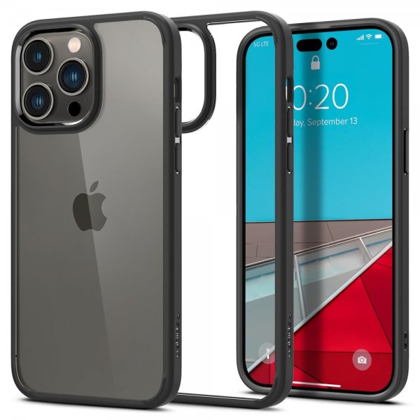 Spigen iPhone 14 Pro Max Skal Ultra Hybrid Matte Black