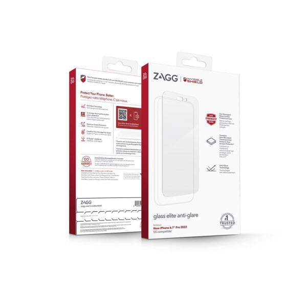 ZAGG InvisibleShield iPhone 14 Pro Max Skärmskydd Glass Elite Anti-Glare