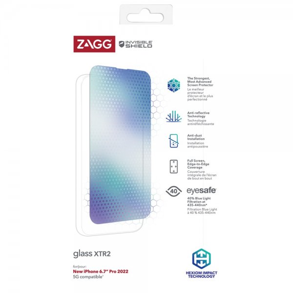 ZAGG InvisibleShield iPhone 14 Pro Max Skärmskydd Glass XTR2