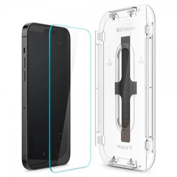 Spigen iPhone 14 Pro Max Skärmskydd GLAS.tR EZ Fit 2-pack