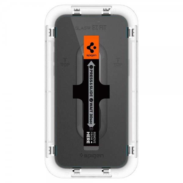 Spigen iPhone 14 Pro Max Skärmskydd GLAS.tR EZ Fit 2-pack