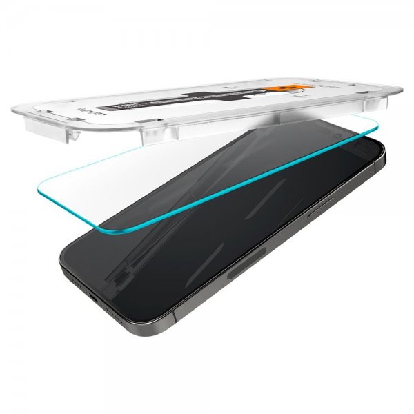 Spigen iPhone 14 Pro Max Skärmskydd GLAS.tR EZ Fit 2-pack