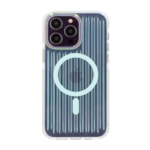 iPhone 14 Pro Max Skal MagSafe Reflektion Blå