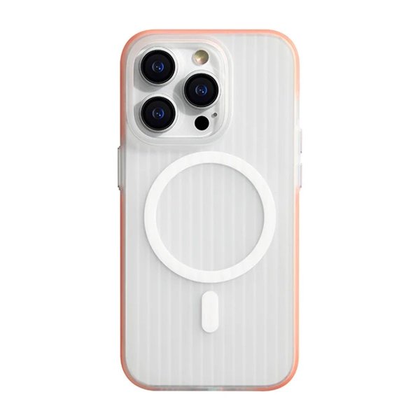 iPhone 14 Pro Skal Korrugerad MagSafe Orange