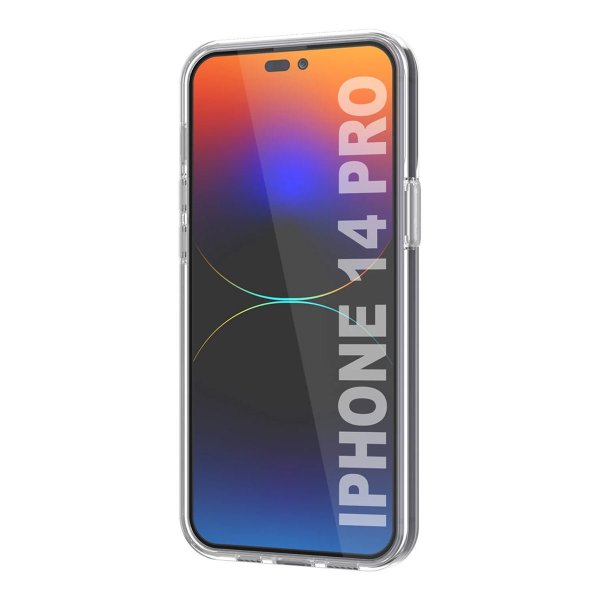 Rvelon iPhone 14 Pro Skal Korthållare Transparent