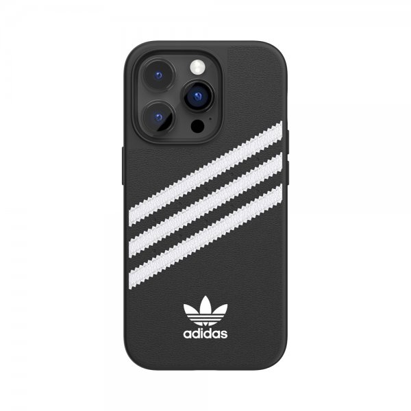 Adidas iPhone 14 Pro Skal 3 Stripes Snap Case Svart Vit