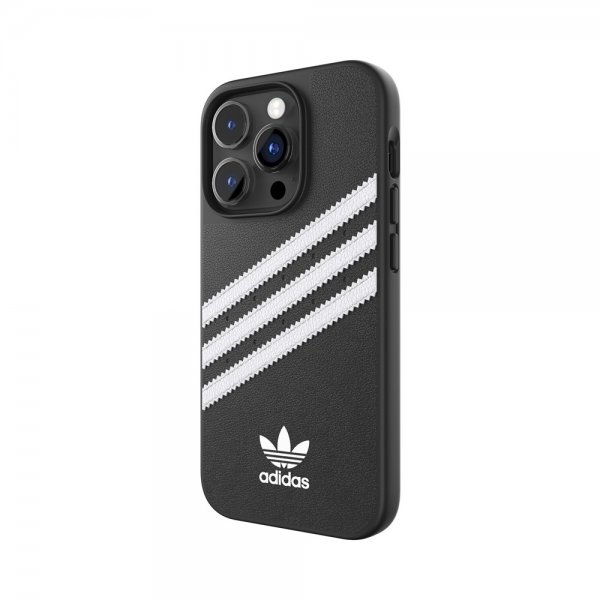 Adidas iPhone 14 Pro Skal 3 Stripes Snap Case Svart Vit