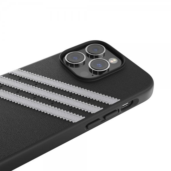 Adidas iPhone 14 Pro Skal 3 Stripes Snap Case Svart Vit