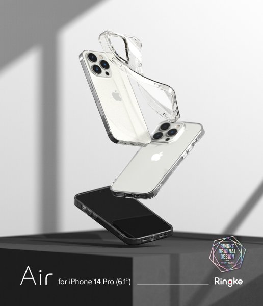 Ringke iPhone 14 Pro Skal Air Glitter Clear