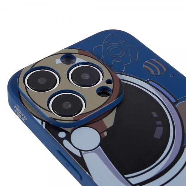 iPhone 14 Pro Skal Astronaut Blå Grå