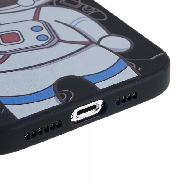 iPhone 14 Pro Skal Astronaut Svart Brun