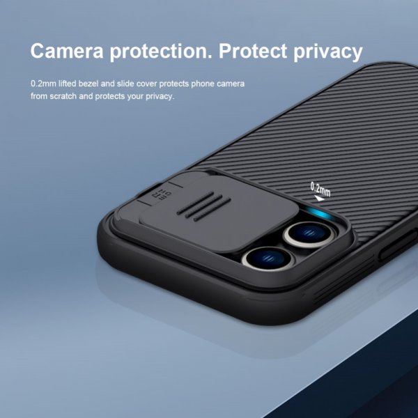 Nillkin iPhone 14 Pro Skal CamShield Pro Svart