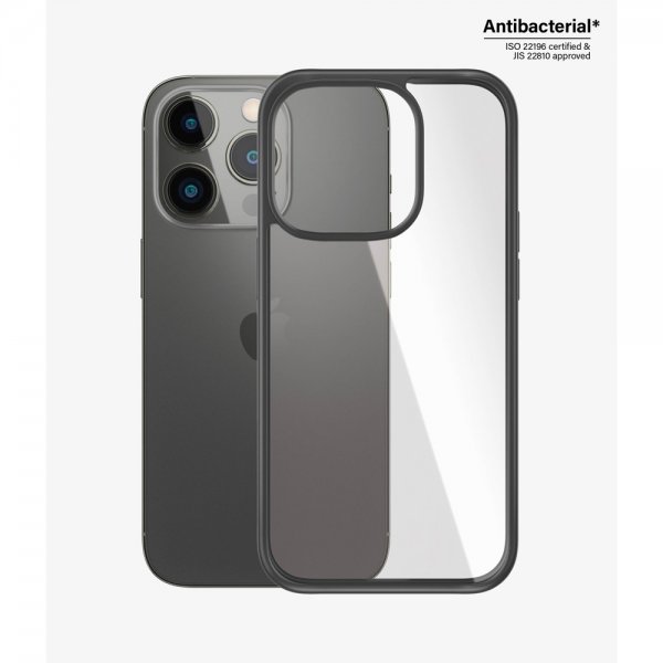 PanzerGlass iPhone 14 Pro Skal ClearCase Black Edition