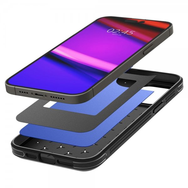 Spigen iPhone 14 Pro Skal Cryo Armor Matte Black