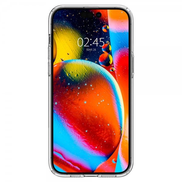 Spigen iPhone 14 Pro Skal Crystal Slot Glitter Crystal Quartz