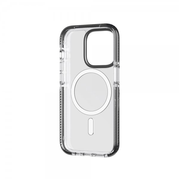 Tech21 iPhone 14 Pro Skal Evo Crystal MagSafe Graphite Black