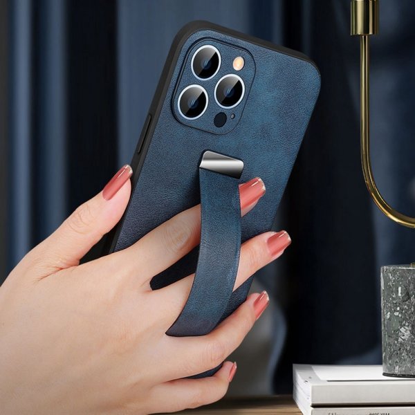 Sulada iPhone 14 Pro Skal Fashion Series Blå