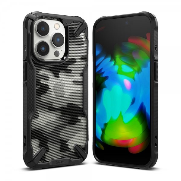 Ringke iPhone 14 Pro Skal Fusion X Camo Black