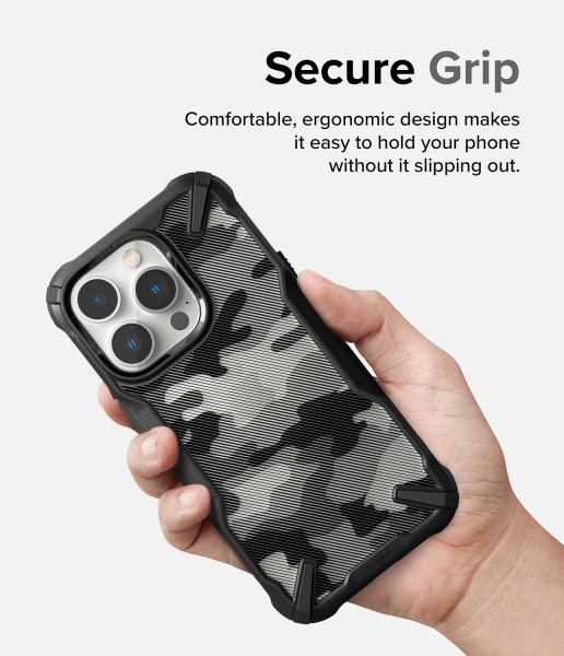 Ringke iPhone 14 Pro Skal Fusion X Camo Black