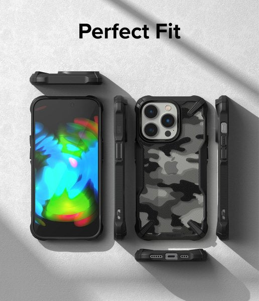 Ringke iPhone 14 Pro Skal Fusion X Camo Black