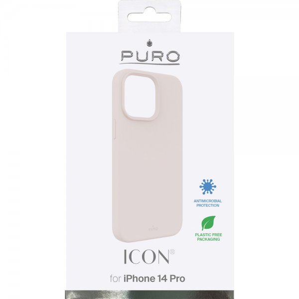 Puro iPhone 14 Pro Skal Icon Rosa