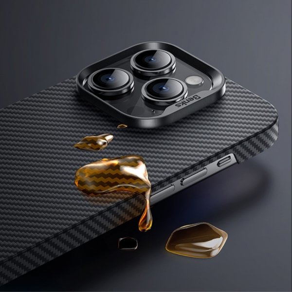 Benks iPhone 14 Pro Skal Kevlar MagSafe Svart