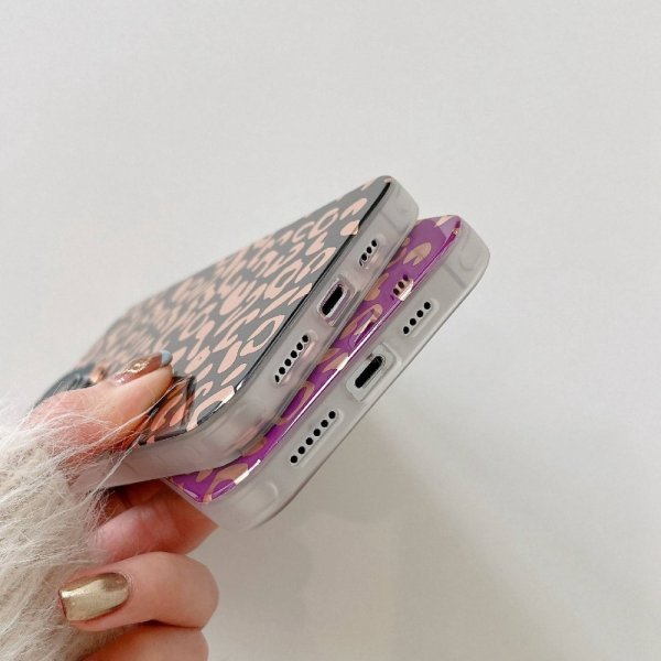 iPhone 14 Pro Skal Leopardmönster Vit