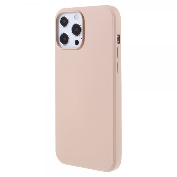 X-Level iPhone 14 Pro Skal Liquid Silicone Beige