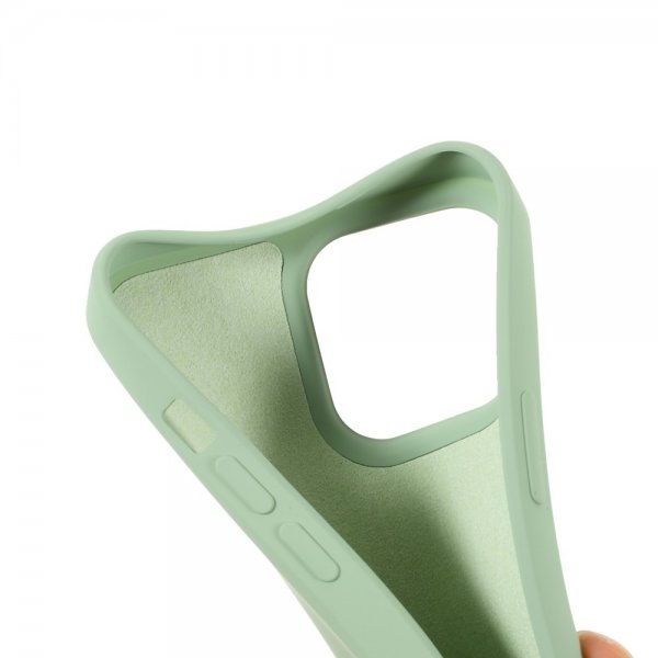 X-Level iPhone 14 Pro Skal Liquid Silicone Ljusgrön