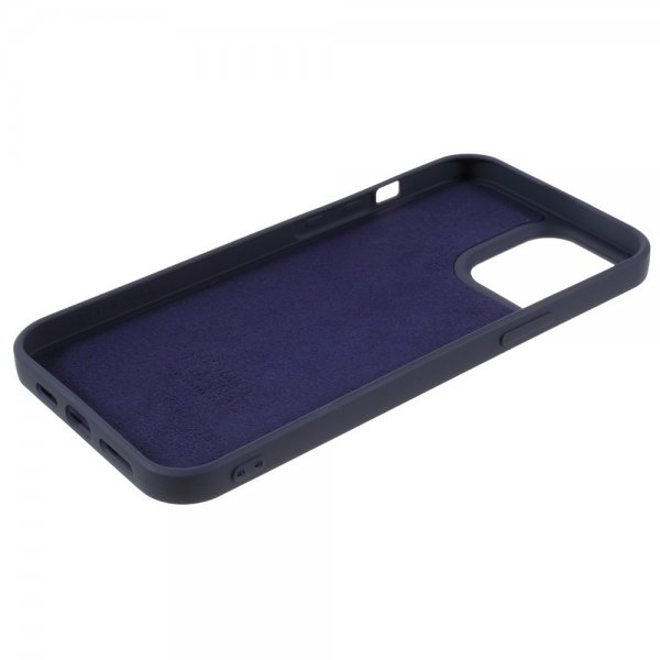 X-Level iPhone 14 Pro Skal Liquid Silicone Mörkblå